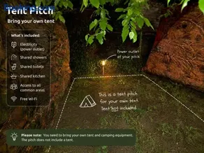 Camping Pitch with Electricity - Image 1