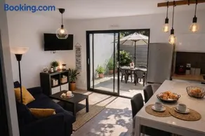 La plage à pied, T2 de 35 m2 avec cuisine, sdb et jardin privatif, parking, draps et serviettes inclus - Image 3