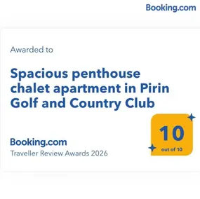 Spacious penthouse chalet apartment in Pirin Golf and Country Club - Image 2