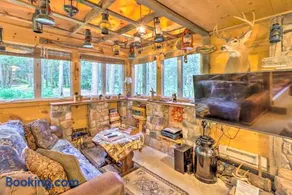 Secluded & Quiet Pocono Mountain Cabin w/ Hot Tub! - Image 3