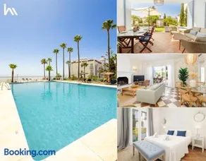 Apartment, with private terrace and in beachfront urbanization with heated pool, in Casares Costa - Image 1