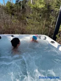 Moderne hytte ved sjøen med badstue - Image 2