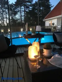 Leilighet i Sørlandshus i Son - Sjøutsikt - Nær Son Spa - Image 3