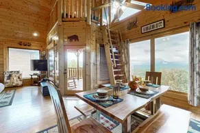 Amazing Mtn Views Cabin Sleeps 4 Hot Tub Deck - Image 2