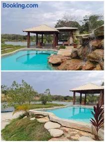 Chalé - Sítio - Loft com hidromassagem e piscina com cascata natural defronte Lagoa Lagoa na Serra do Cipó - Image 1