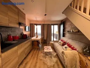Les Tanières de Montgenèvre - La Marmotte - Duplex 4 p entièrement rénové avec vue magnifique - Image 2