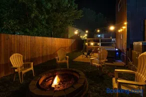 Hot Tub Firepit Corn Hole BBQ Game Room Spa Bath - Image 1