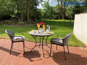 Appartement avec terrasse, barbecue et jardin | Vue jardin - Image 5