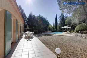 villa 8 pers, climatisée, piscine chauffée, un havre de paix sous les pins parasols - Image 5