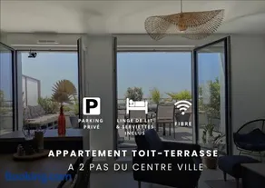 Appartement cosy 2 ch avec toit terrasse & parking - Lumineux et calme - Image 2