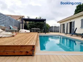 Villa 9 pers. avec piscine chauffée proche centre-ville, Biscarrosse - FR-1-877-38 - Image 2