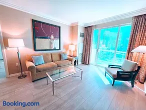 Strip & Sphere view - Separate Living room - 2 Full Bath - Full Kitchen - Balcony - 900 sqft - MGM Signature - Image 4