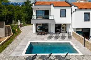 Villa Lavanda -semi-detached villa with a pool and a panoramic view, close to a sandy beach- by TRAVELER tourist agency Krk - Image 1