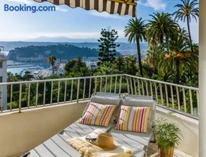 Ferienwohnung Les Oliviers über den Dächern von Nizza ruhig sonnig Meerblick Pool Tiefgarage Parkplatz - Image 2