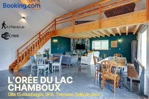 L'Orée du Lac Chamboux, SPA, Salle de jeux, Séjour 80 m2, A 2 pas du Lac - Image 1