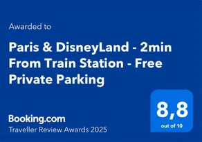 Paris & DisneyLand - 2min From Train Station - Private Indoor Parking - Image 2
