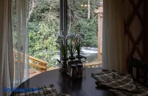 Tranquil Haven Luxy Yurt - Creekside Glamping with Private Hot Tub - Image 1