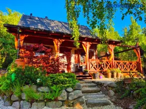Domek w Karkonoszach Jurta Karkonoska z sauną jacuzzi i balią ogrodową - Image 1