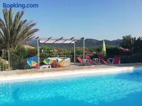 Villa les Palmiers pool spa view of Bavella - Image 2
