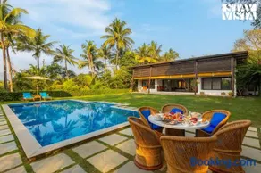 The Courtyard by StayVista - Private Pool with Rustic Charm, Vibrant Courtyard, Spacious Verandah & Garden - Image 1