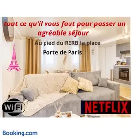 L authentique T2 à Arcueil à deux pas du RER B Porte de Paris - Image 2