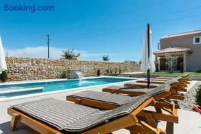 New luxury villa with swimming pool, sauna, near beach - by Traveler tourist agency Krk ID 2380 br 4 - Image 2
