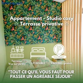 Studio confortable au calme - Terrasse privative - Image 1