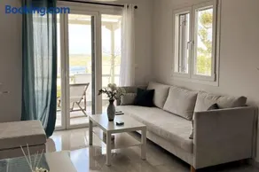 Minimal Blue Apartment with Sunset View in Paros - Image 4