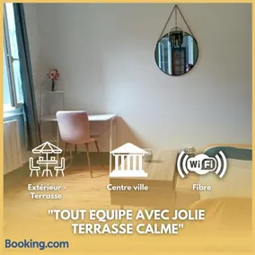 La Terrasse Zen DACHER - Superbe appartement 30 m2 tout équipé avec terrasse cœur Vichy proche gare Thermes Cures - Image 2