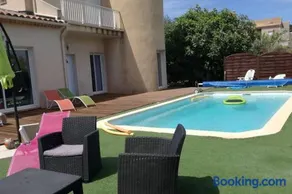 Appartement 45m2 climatisé 4 places indépendant dans villa avec piscine - Image 1