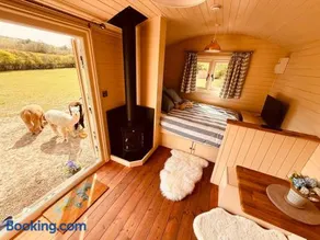 The Woolly Retreat Alpaca shepherds hut - Image 1