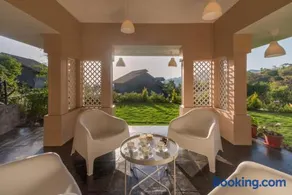 SaffronStays Caramelo - a private heated swimming pool villa with Jacuzzi nestled amidst beautiful landscaping and gardens in Lavasa - Image 4