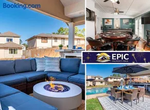 Houston Escape Heated Pool Cabana & Game Room - Image 1