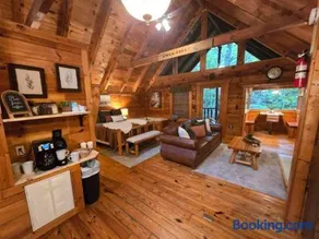 Studio Log Cabin - hot tub, fireplace, views, private! - Image 4