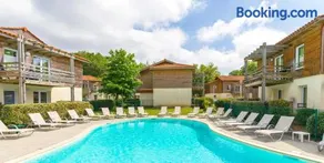 Appartement 1 chambre et 1 coin cabine, piscine, au bord du lac d 'Aureilhan,proche de Mimizan plage - Image 1