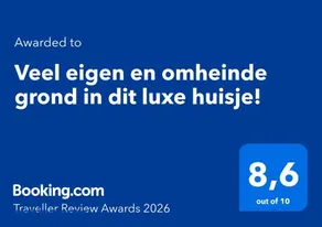 Veel eigen en omheinde grond in dit luxe huisje! - Image 3