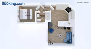 Comfy 1 Bed Airdrie Flat w Private Parking - Image 5