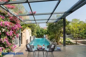 SaffronStays Eden - 3BR vineyard-side pool villa with jacuzzi, farm dining, stargazing deck & lawns for celebrations - Image 3