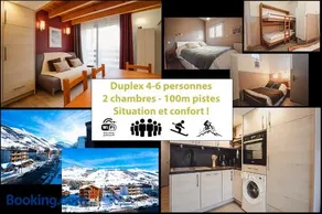 Joli duplex 6 pers 2 Alpes - 100m pistes et commerces - Image 1