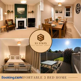 Contractor & Family House Sleeps 8 Free Parking - Image 1