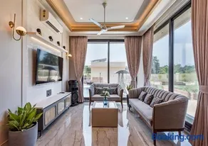 SaffronStays Nishta - 4BR pet-friendly villa with pool, turf, gazebo & terrace BBQ views in Alibaug - Image 4