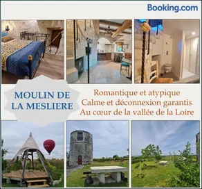 Moulin à vent romantique et atypique en Touraine avec Clim - Image 1