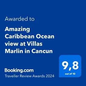 Amazing Caribbean Ocean view at Villas Marlin in Cancun - Image 3
