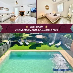 Villa Soleïa - Jardin, CLIM, 3 chambres, 8 personnes - Image 1