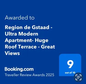 Region de Gstaad - Ultra Modern Apartment- Huge Roof Terrace - Great Views - Image 3