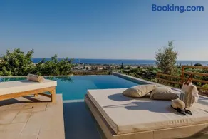 Malia Vista Villa with Panoramic Sea View and Private Pool - Image 1