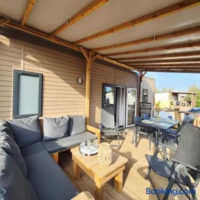 Le Cocon Mobil Home à 150 m de la plage Camping 5 Etoiles Les Dunes Parc Aquatique - Image 3