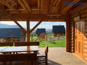 Domki Zagroda Domek z bala z basenem & sauna & balia z hydromasażem - Image 1