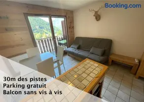 Le Pied des Pistes A13, Joli Studio tout confort 4 pers, vue vallée imprenable, DRAPS NON COMPRIS - Image 1