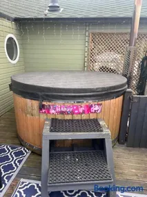 Semi Off Grid Fearless Fox Lodge complete with Log burners, Hot Tub & Sauna - Image 3